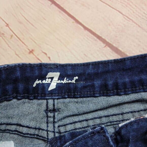 7 for all mankind denim shorts 14 - Picture 2 of 4